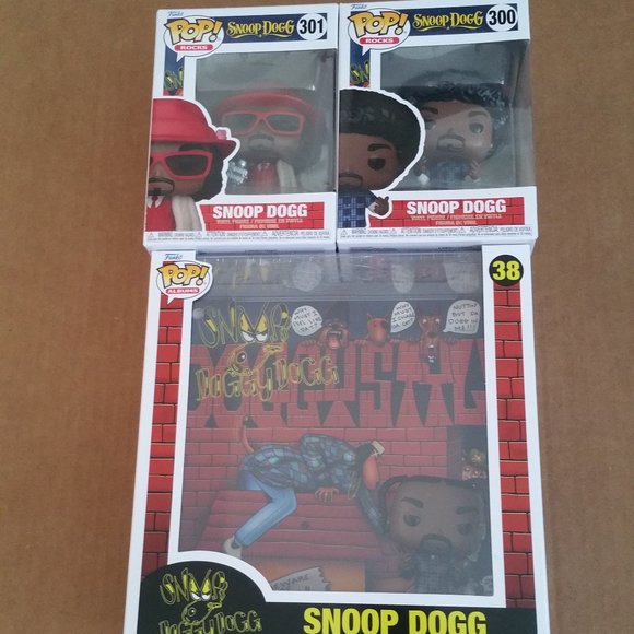 Funko Pop Snoop Dogg Doggystyle  Bundle of 3 #38, #300, #301 - Picture 1 of 15